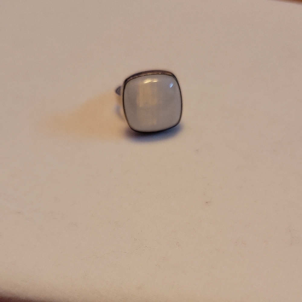 Elegant White Stone Ring